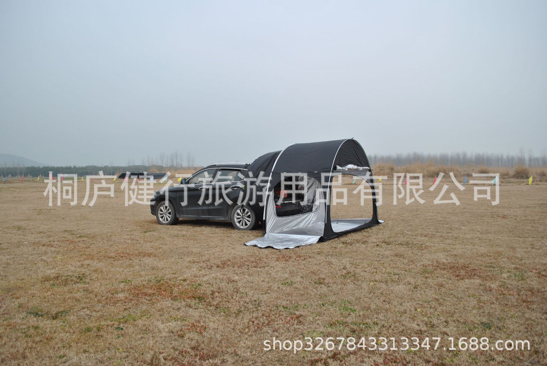 Cheap Goat Tents Outdoor Car Trunk Tent Sunshade Rainproof Tailgate Shade Awning Tent For SUV Car Self Driving Tour Barbecue Camping Tool   